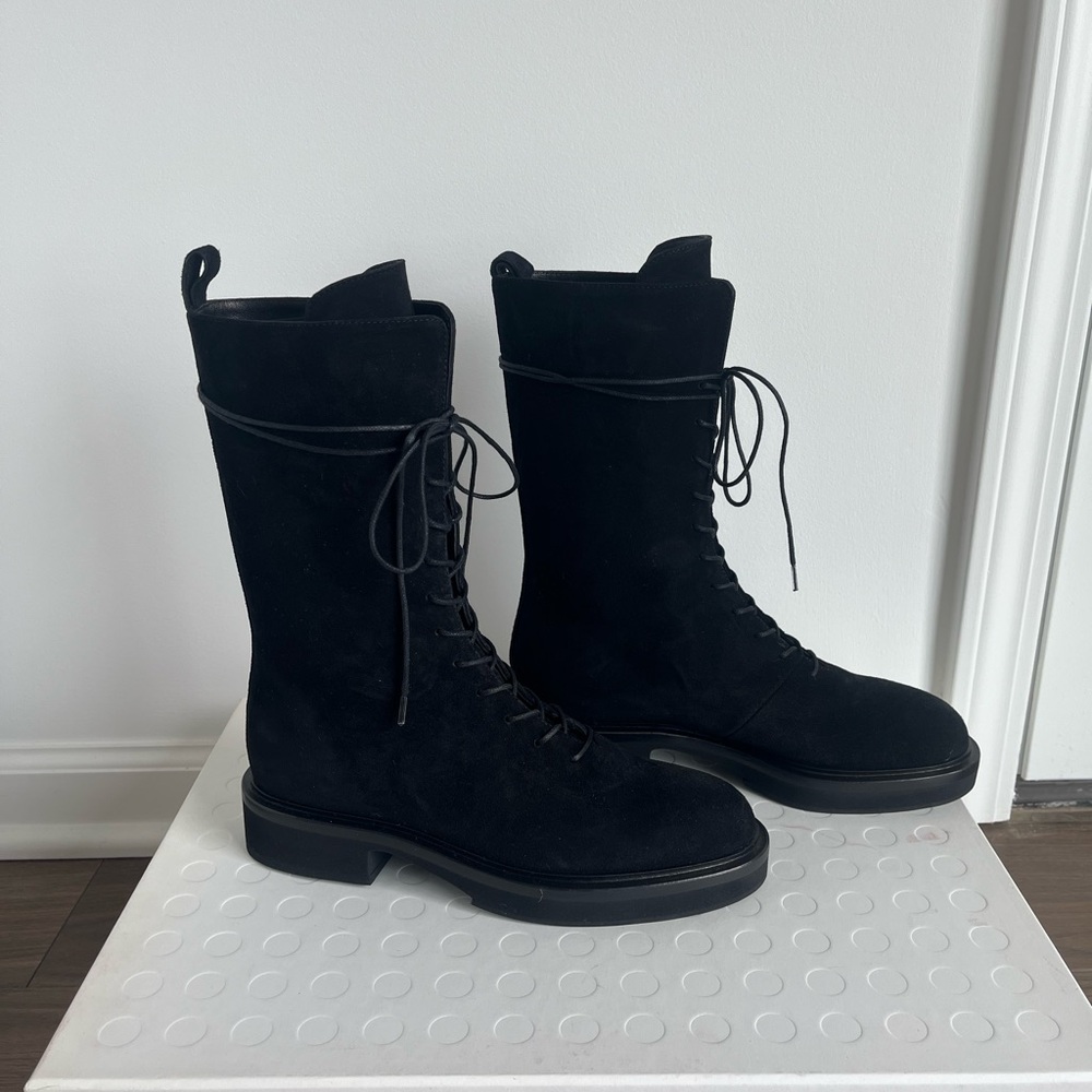 Khaite Conley Suede Boot